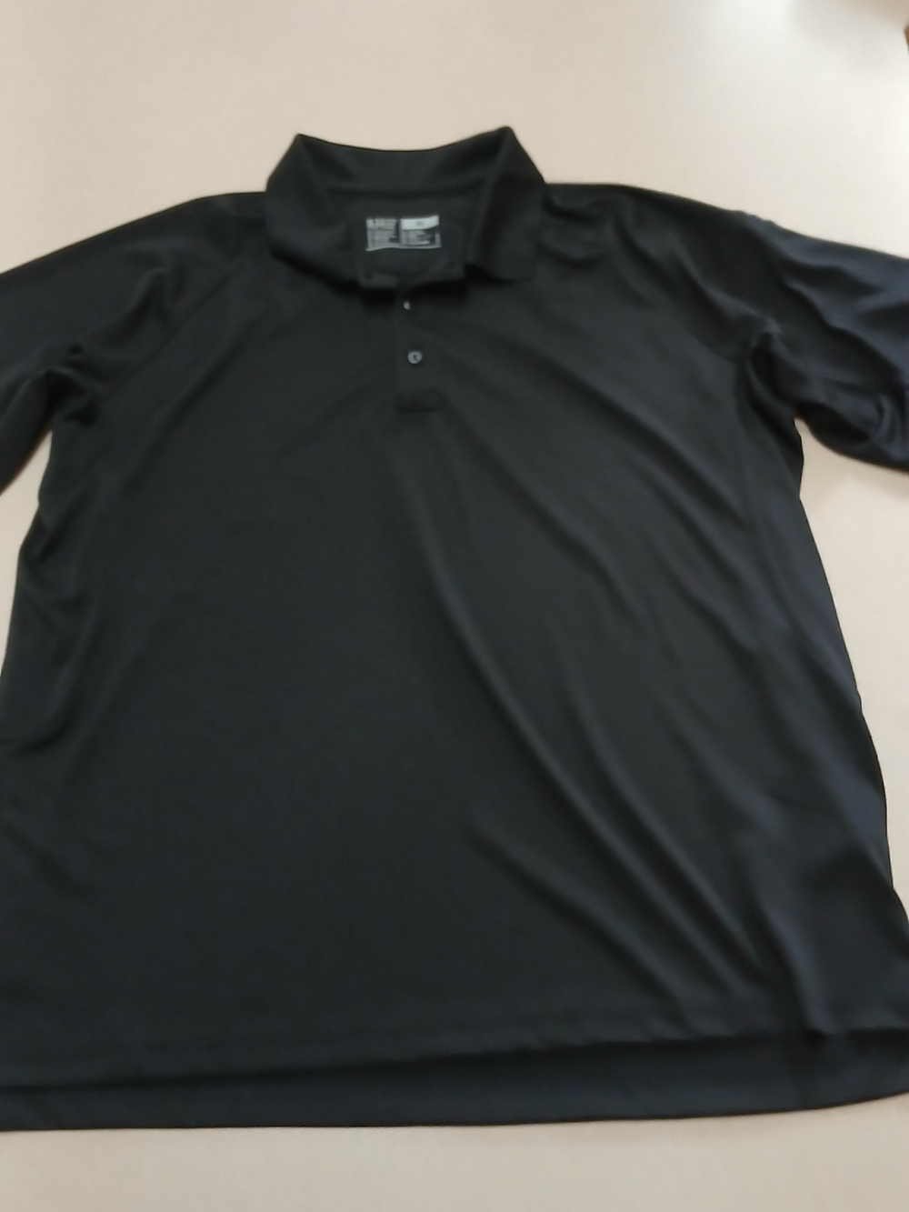 5.11 Tactical Black Short-Sleeve Performance Polo XL